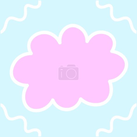 Vector hand drawn shape background