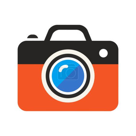 Illustration for Vector camera for capturing good memories of travel - Royalty Free Image