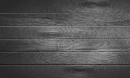 Ilustración de Vector negro de madera background.vintage superficie del tablero, fondo de madera - Imagen libre de derechos