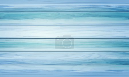 Ilustración de Textura brillante del tablón de madera del color azul claro del vector - Imagen libre de derechos