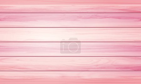 Ilustración de Textura de tablón de madera de color rosa claro brillante del vector - Imagen libre de derechos