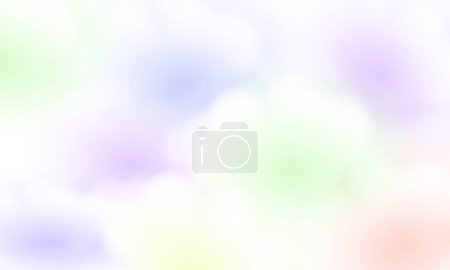 Illustration for Vector beautiful sweet cotton candy sky. cloud background with a pastel colour - Royalty Free Image