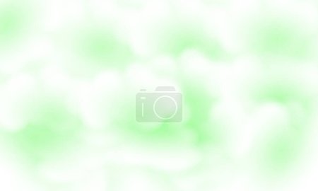 Illustration for Vector colorful green sugar cotton cloud background - Royalty Free Image