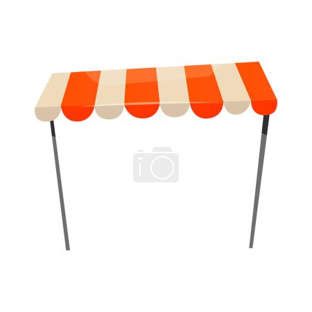 Vector shop canopy resistant style icon