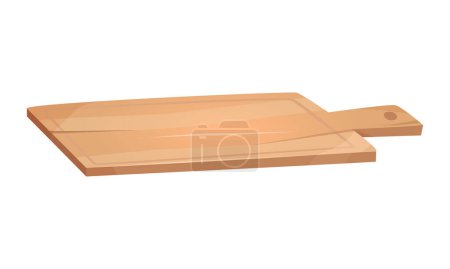 Vector illustration vector isometric 3d flat design of wooden cutting board