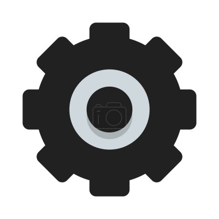 Vector setting icon vector with work cog gear element cogweel mechanism symbol