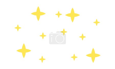 Vector sparkle star icons shine icons stars sparkles