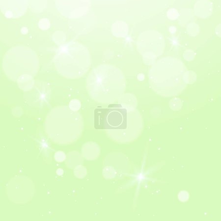 Vector blur background with bokeh and star