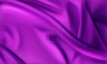 Vector realistic purple silk background