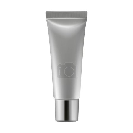 Vector 3d realistic isolated tube cosmetic cream