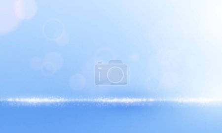 Vector abstract blurred blue tone lights background