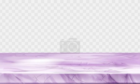 Vector empty top of purple marble stone table on white background can be used for product display