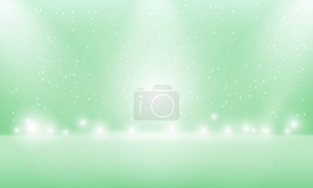 Vector abstract green background illustration