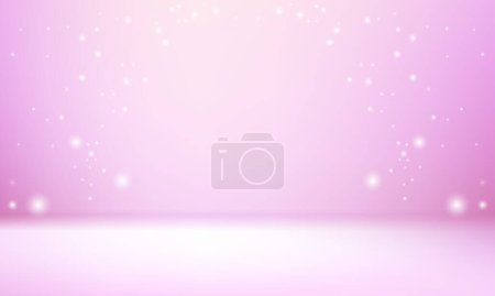 Vector realistic pink background for product presentation vector illustration