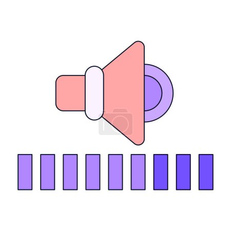 Vector speaker icon vector audio icon music icon sound icon logo symbol