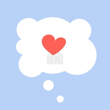 vector amor mensaje elemento vector en estilo doodle