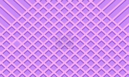 Téléchargez les illustrations : Vector violet abstrait sans couture carré carré motif conception de fond - en licence libre de droit
