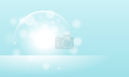 Vector blue bokeh textured plain product background
