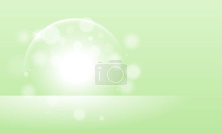 Vector green bokeh textured plain product background