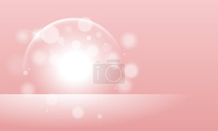 Vector red bokeh textured plain product background