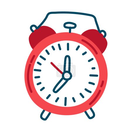 Vector alarm clock icon. alarm clock that sounds loudly in the morning to wake up from bed