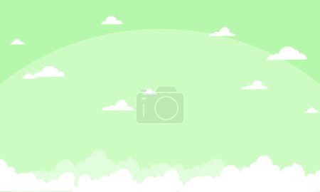 Vector sky background, pastel design vector