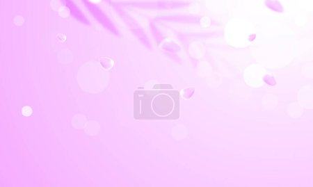 Vector petals of purple rose spa background