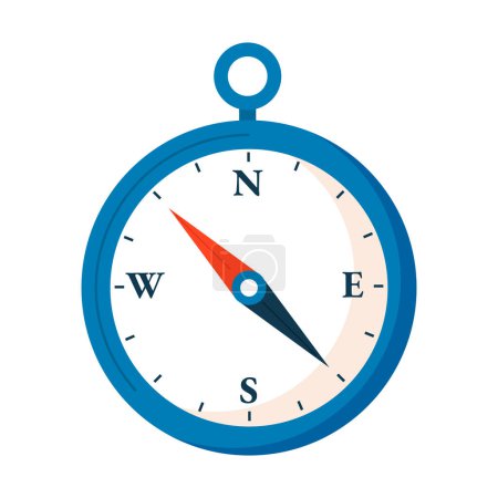 Vektor-Kompass-Navigationssymbol einfach von Kompass-Instrument-Design-Symbole für Web-Design