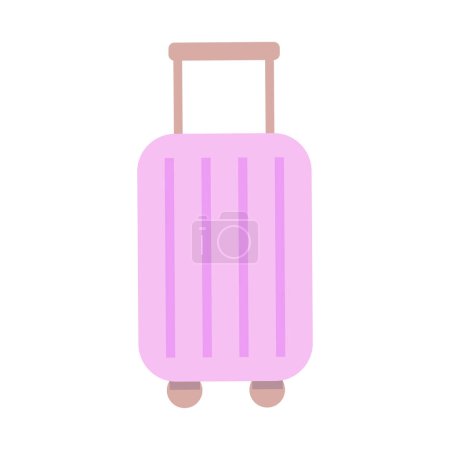 Vector Reisetasche Symbol isoliert auf weißem Hintergrund