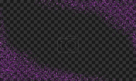Vektor abstrakt transparent lila glitzert Hintergrund