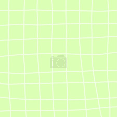 Vector cursive grid green pastel aesthetic background