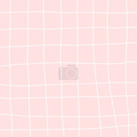 Vector cursive grid red pastel aesthetic background