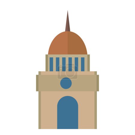 Vector illustration of a islamic mosque
