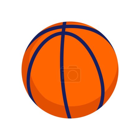 Vector basketball ball icon team sport league symbol