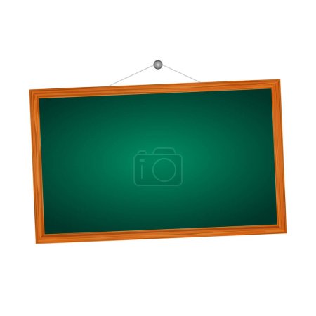 Illustration for Vector blank blackboard on white background - Royalty Free Image
