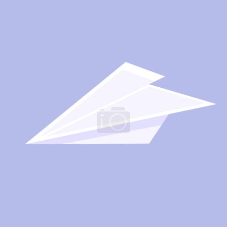 Vector illustration of paper plane