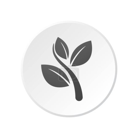 Vektor eco green leaf icon bio nature green eco symbol für web und business
