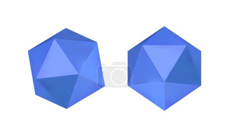 Vektor-fünfeckiges Edelsteinsymbol flache Abbildung des fünfeckigen Edelsteinvektorsymbols für Web