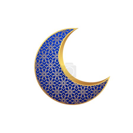Diseño de la luna vectorial para ramadán kareem
