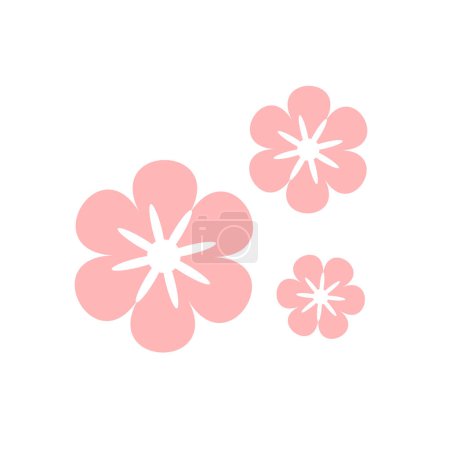 Vector cherry blossom icon vector sakura illustration