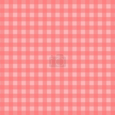 Vector plaid vector seamless texture red pattern in box checkered background