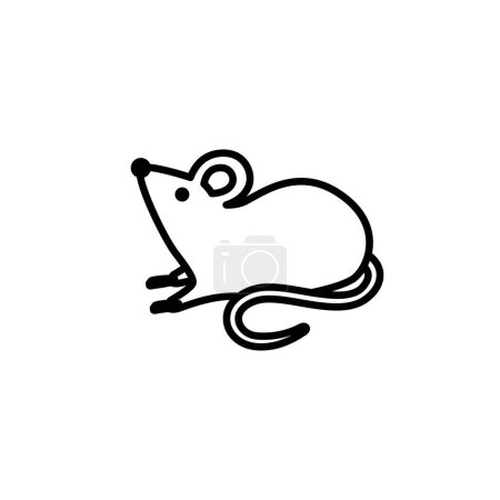 Vector rats icône logo illustration de conception