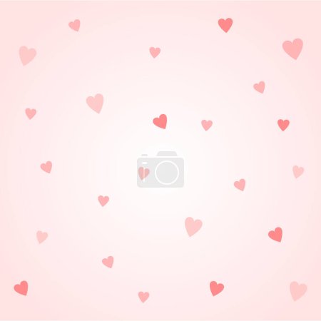 Téléchargez les illustrations : Vecteur belle Saint Valentin amour coeur modèle fond - en licence libre de droit