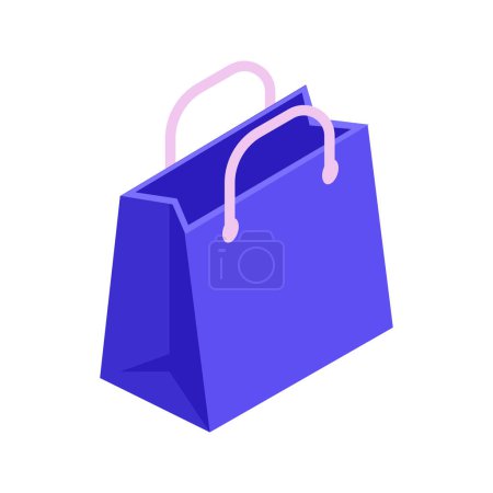 Vector shopping bag illustration vector