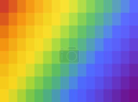 Ilustración vectorial de muestras de color. Vector gradiente colores planos paleta muestras conjunto