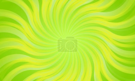 Vector flat design green swirl background