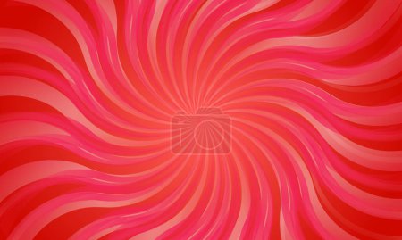 Vector flat design red swirl background