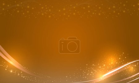 Vector orange color flat abstract background with light effects vector illustration