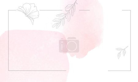 Illustration for Vector watercolor pastel color background design - Royalty Free Image