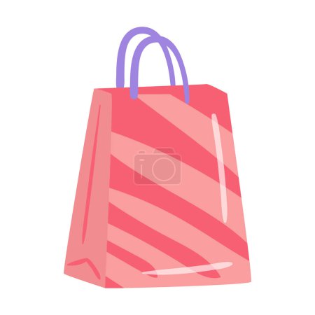 Vektor Einkaufstasche Symbol isoliert auf weiß